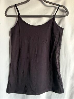 Amazon Essentials Black Women's Slim-Strap Camisole